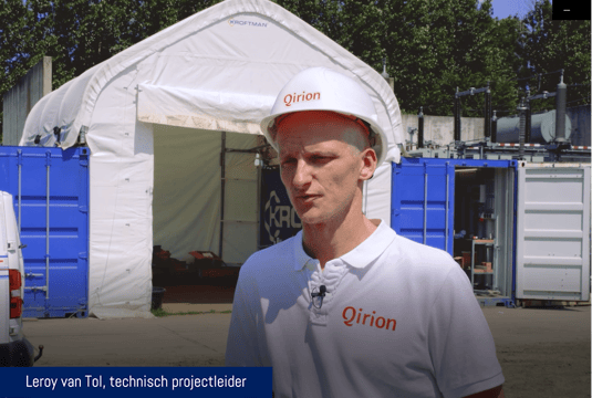 Containeroverkapping bij Qirion (met video)